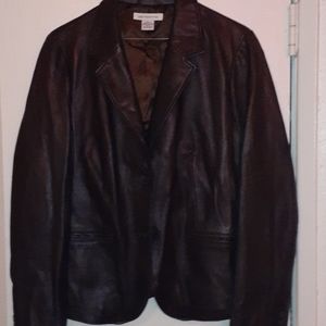 Liz Claiborne Ladies Leather Jacket
